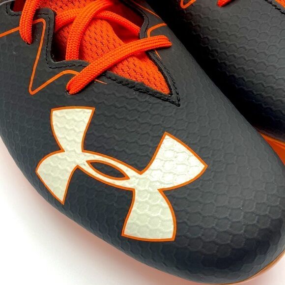 Mens Black & Orange Under Armour Nitro Football Cleats Shoes Sports Size 16 main image 4